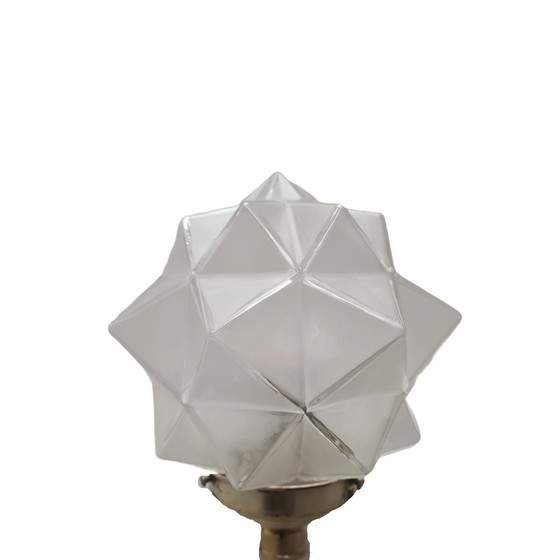 Image 1 of Art Deco tafellamp met halfnaakte vrouw, circa 1930