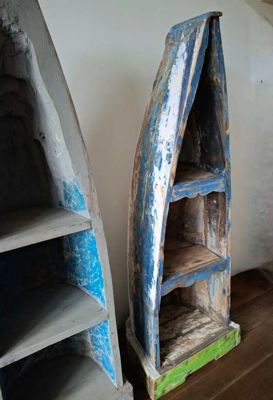 Image 1 of Armoire de bateau en bois de teck recyclé 150 cm