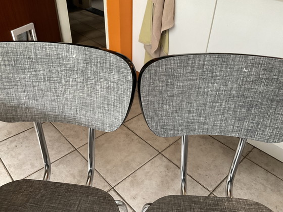 Image 1 of Table rétro en Formica, extensible, avec 4 chaises