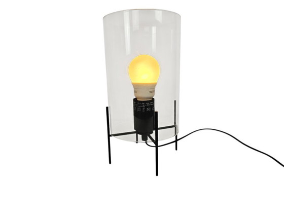 Image 1 of LM design - table lamp - glass - metal - Holland - 1990