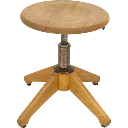 Tabouret réglable industriel vintage Sedus, Allemagne années 1950