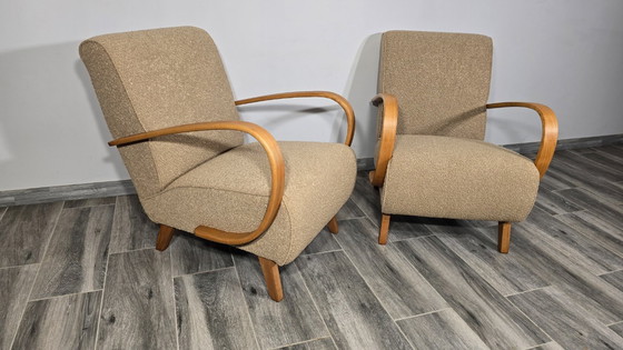 Image 1 of Lounge Chairs from Jindrich Halabala, Set of 2
