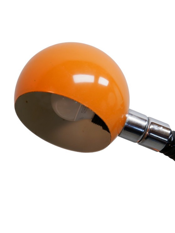 Image 1 of Orange Space Age Table Lamp, 1970s