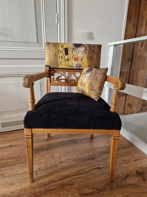 Art Nouveau stoel Klimt - uniek stuk