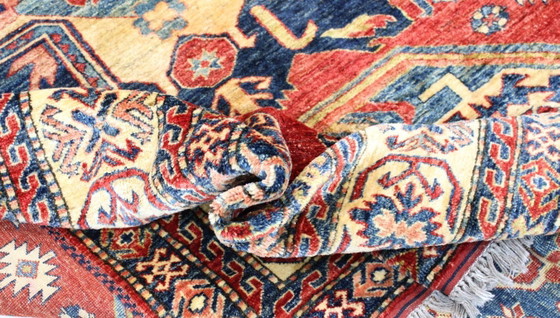 Image 1 of Original Hand-Knotted Kazak Antique Rug 346 x 252 cm