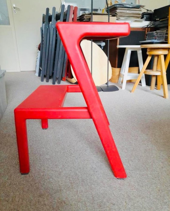 Image 1 of ikea masterby MÄSTERBY step pot design vintage ultra raro IKEA Masterby MÄSTERBY step sgabello Chris Martin ROSSO