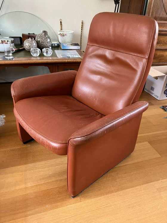 2 x Desede DS-50 Poltrona + 1 Pouf Originale – de Sede, Poltrone, Leather (photo 5 of 8)
