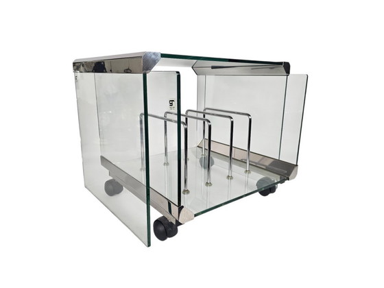 Image 1 of Gallotti & Radice - Pierangelo Gallotti - side table & trolley - Italy - 70's