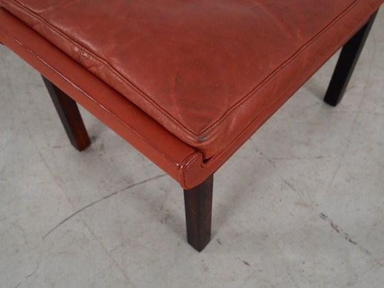 Image 1 of Voetenbankje van palissanderhout, Deens design, jaren 70, ontwerper: Finn Juhl