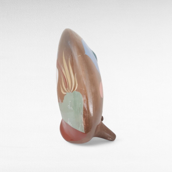 Image 1 of Gufo in ceramica vintage, Tonalá Messico, anni '70, H37cm