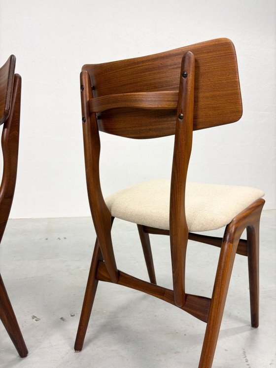 Image 1 of Set Mid-Century Eetkamerstoelen van Topform