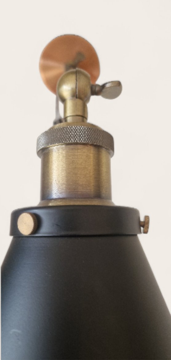 Image 1 of Applique in stile industriale - Alluminio e ottone