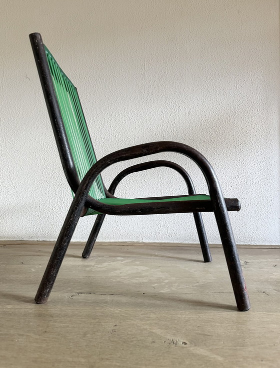 Image 1 of Vintage industrieel kinderstoeltje 1955