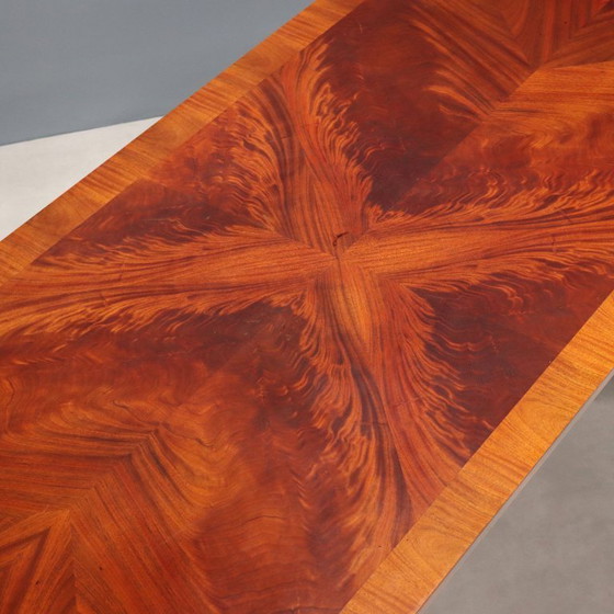 Image 1 of 1980s Table with Marble Legs