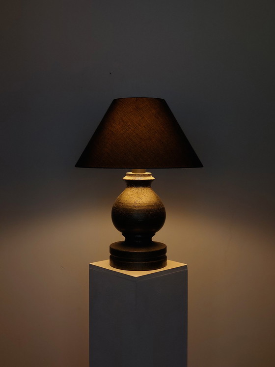 Image 1 of Vintage keramische tafellamp uit het midden van de eeuw Uno Östen Kristiansson Luxury Zweden