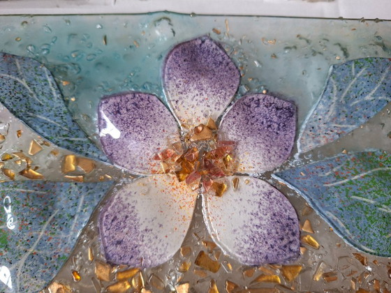 Image 1 of Magnífico reloj de pared de Gianfranco Costantin – Cristal artístico de Murano