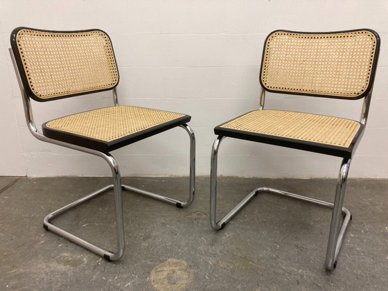 Image 1 of 2 x vintage Cesca chairs Breuer