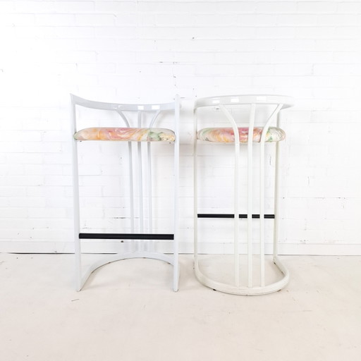 2X Sgabello da bar vintage Memphis Milano