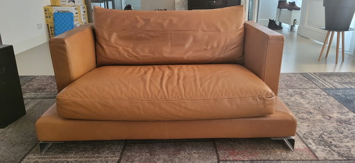 Flexform Long Island Loveseat Leather 150 x 111cm