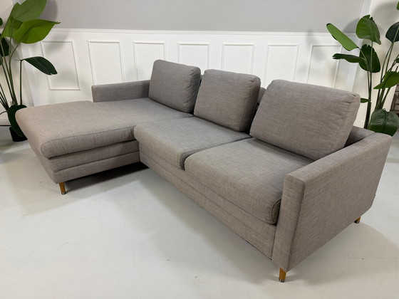 Image 1 of Bolia Scandinavia Sofa Designer Gray Fabric Couch Corner Sofa