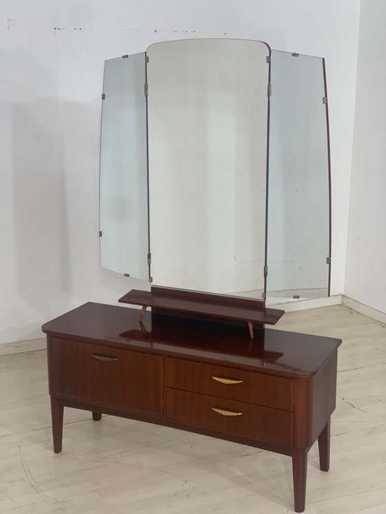 Image 1 of Buffet vintage Commode miroir Armoire de couloir vintage