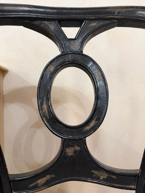 Coppia sedie Dialma Brown - nero anticato e lino écru, Sedie da pranzo, Legno, Tessile, Talpa (foto 11 di 13)