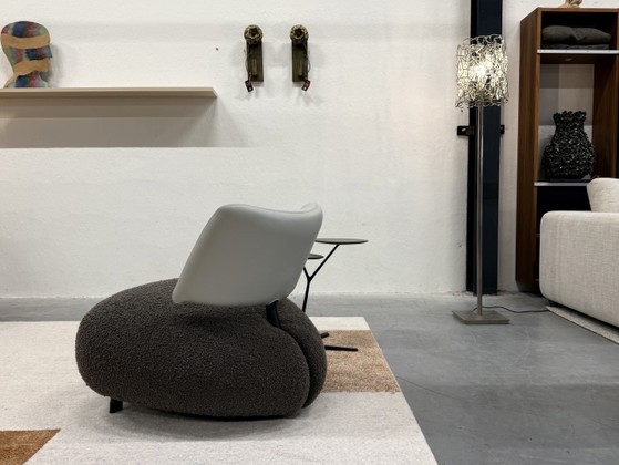 Image 1 of Leolux Pallone Armchair Robou fabric leather