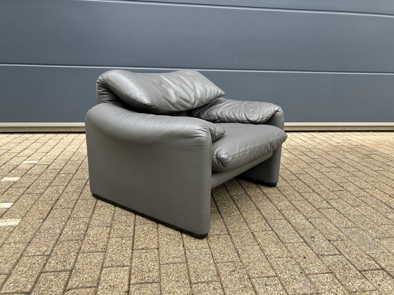 Image 1 of Cassina Maralunga 1 posto originale Grigio antracite Ottime condizioni!