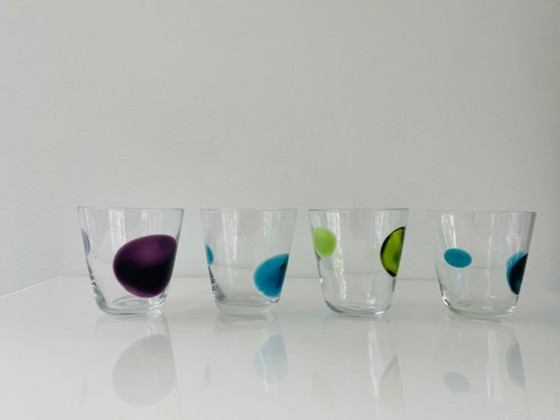 Image 1 of IKEA Fabulös glass set of 4 colored design