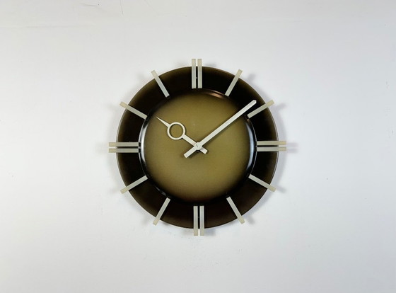 Image 1 of Industrial Office Wall Clock from Pragotron, 1970s