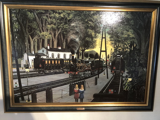 Reproduction on canvas