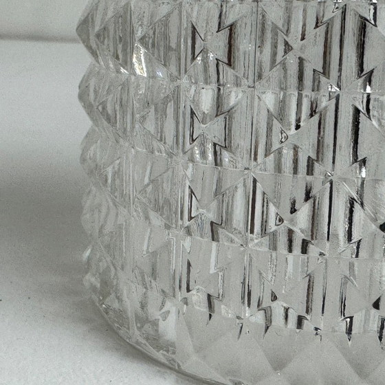 Image 1 of PAAR VINTAGE WANDLAMPEN VAN GLAS MET TEXTUUR