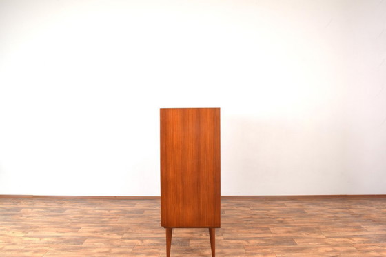Image 1 of Mid-Century Danish Teak Highboard Model 13 by Gunni Omann for Omann Jun, 1960s.