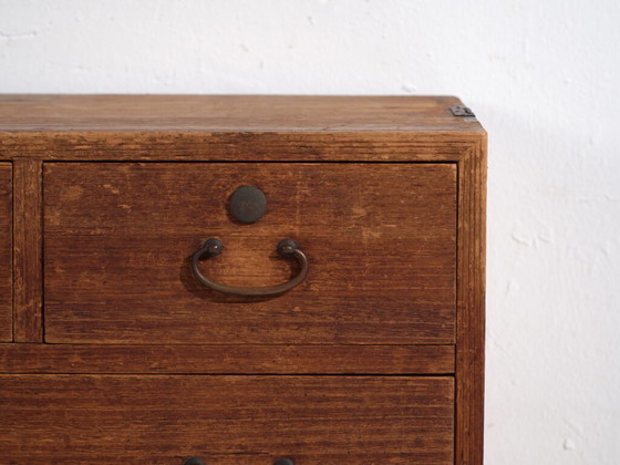Antique base cabinet - Taishō / Showa Period (c. ) #4 – Storage cabinet, Metal (photo 35 of 40)