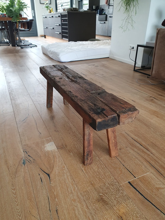 Image 1 of Panca in rovere, dimensioni (lunghezza x larghezza x altezza): 100x22x35 cm