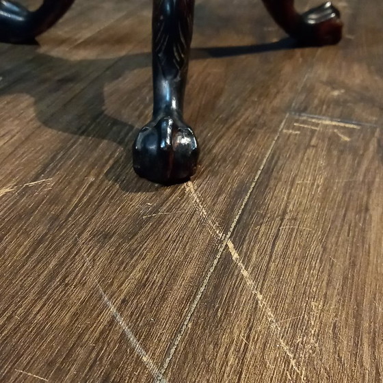 Table d'appoint inclinable antique en acajou style géorgien de 1904 – Tables d'appoint, Wood (photo 6 of 16)