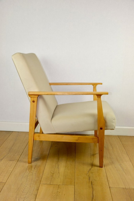 Image 1 of Classic armchair Vintage 70s beige - Jade series