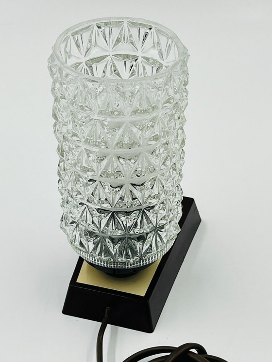 Massive bedside lamp in cut glass – Table lamps (photo 9 of 10)