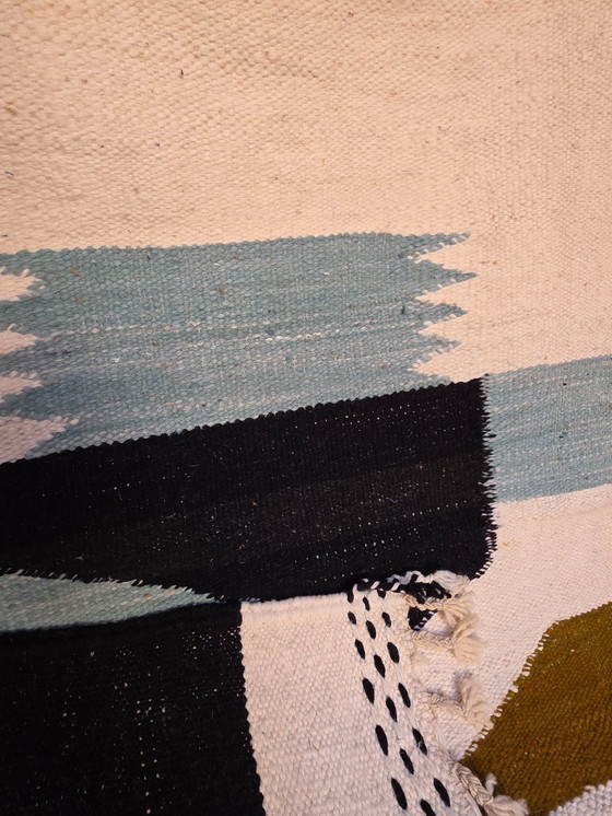 Image 1 of Tappeto marocchino Kilim a tessitura piatta 150 x 100 cm