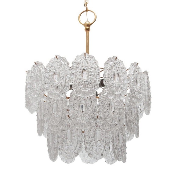 Image 1 of Val saint Lambert retro kroonluchter 