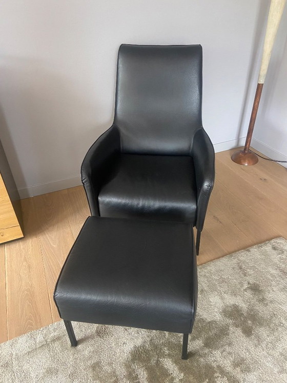 Image 1 of Chair with footstool