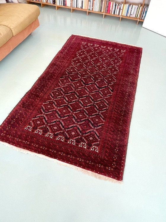 Tappeto Baluchi annodato a mano 215x120 cm Tappeto Orientale rosso – Tappeti, Lana (photo 6 of 13)