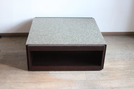 Image 1 of Angelo Mangiarotti 4D Coffee Table for Molteni, Italy 1960s