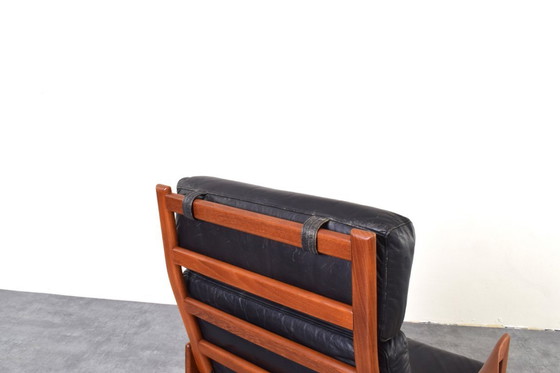 Image 1 of Mid-Century Teak-Loungesessel von Illum Wikkelsø für Niels Eilersen, 1960er Jahre.