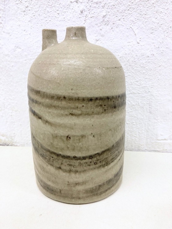 Image 1 of 3 Studio Pottery Vases by Mobach Netherlands Design Joke Stroes 80s