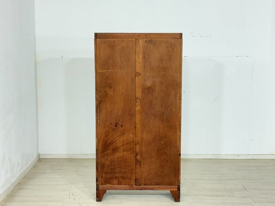 Image 1 of Elegant vintage bookcase made of solid wood / Art Deco