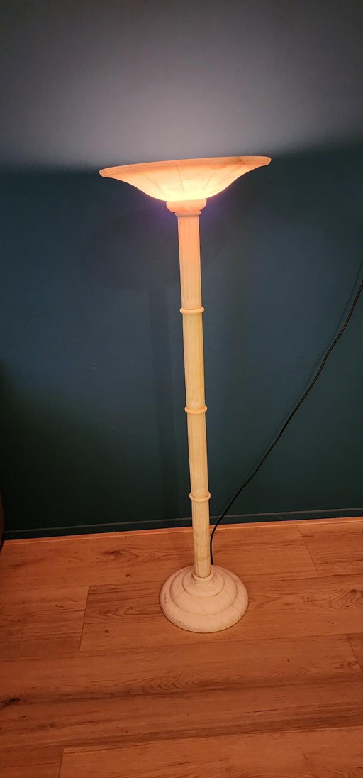 2 Colonnes - Lampadaires Vintage en marbre