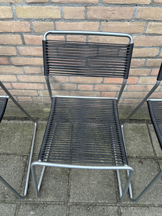 Image 1 of 4 Vintage Ikea Melker Spaghetti Stoelen Lisa Norinder