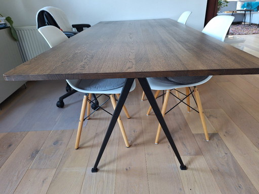 Hay table Pyramid 02 oak 190 x 85 x 74