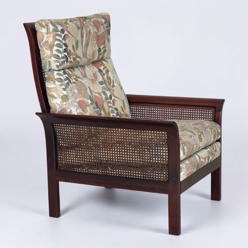 1970s Swedish Highback Armchair by Arne Norell